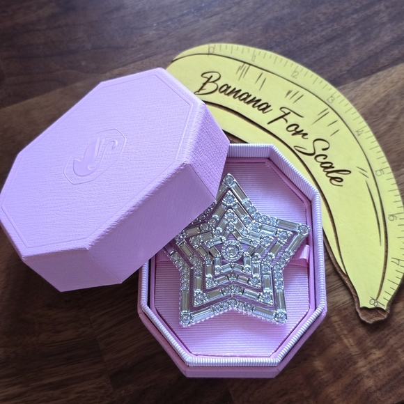 SWAROVSKI Crystal Large ✨Stella✨ Star Cocktail Ring NIB Sz 50 (US 5) Rhodium - Picture 12 of 17